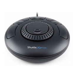 Contour Design Controlador Multimedia Xpress, Ratón Programable USB Negro para Edición de Música/Fotos/Vídeo, Ambidestro (Zurdo/Diestro)