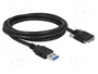 DeLOCK Cable USB 3.2 Gen 1 Tipo A a Micro-B con tornillos 2 m