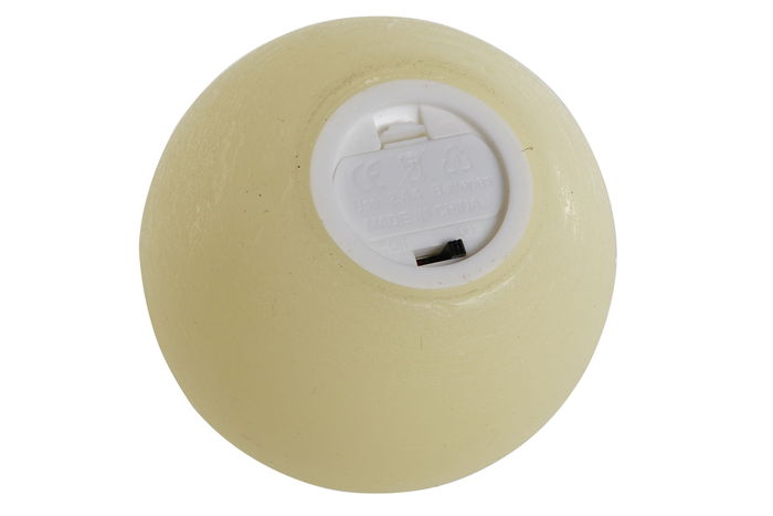 DKD Home Decor Vela Led Beige 10 x 10 x 10 cm (4 Unidades) DKD Home Decor Vela Led Beige 10 x 10 x 10 cm (4 Unidades)