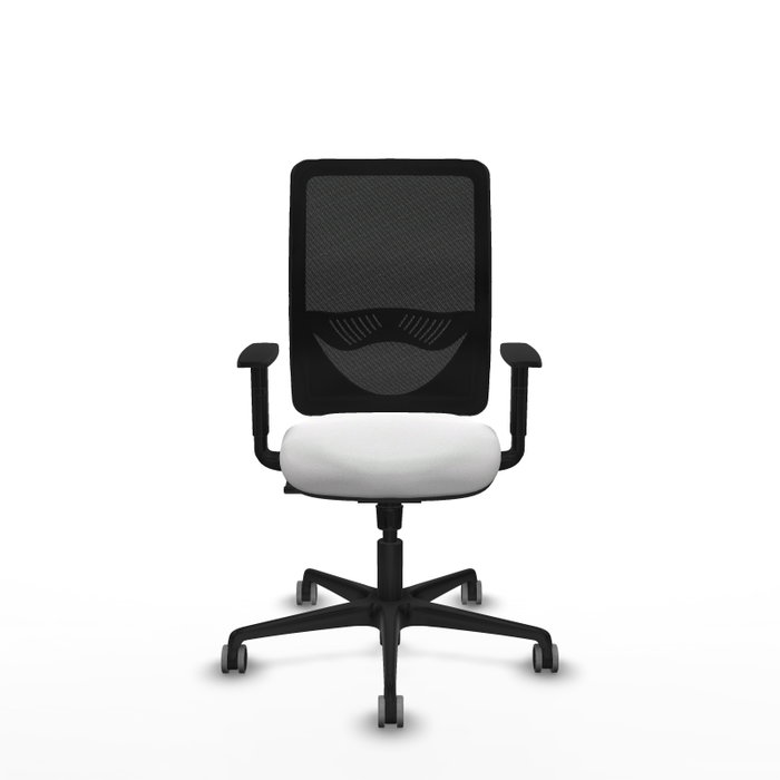 PIQUERAS Y CRESPO Silla de oficina Zulema con mecanismo Sincro Blanco y Negro PIQUERAS Y CRESPO Silla de oficina Zulema con mecanismo Sincro Blanco y Negro