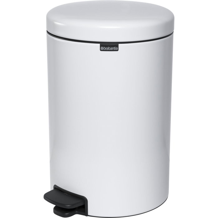 Brabantia Newicon Cubo de basura con pedal 20,0 l blanco