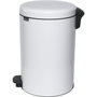 Brabantia Newicon Cubo de basura con pedal 20,0 l blanco