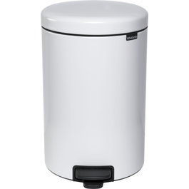 Brabantia Newicon Cubo de basura con pedal 20,0 l blanco