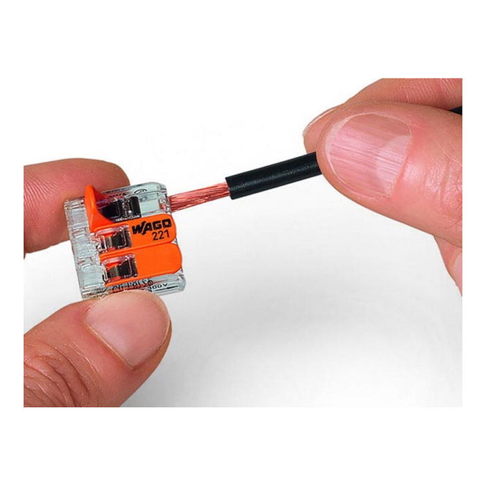 WAGO Conector de Regleta 2x4mm, Serie 221, 16 Piezas, 470550