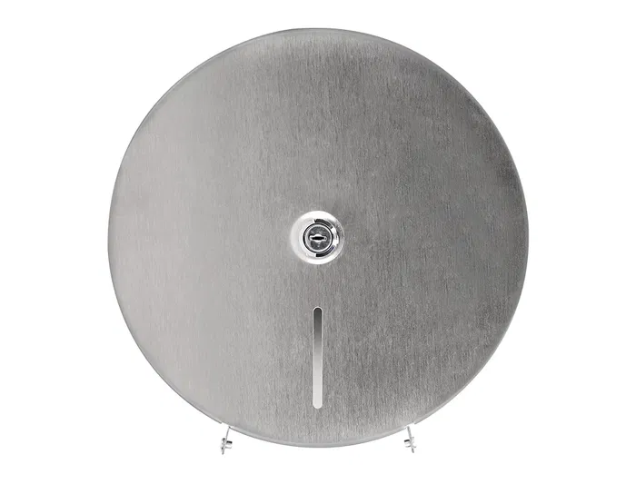 Q-connect Dispensador de Papel Higiénico Jumbo Acero Inoxidable 115x254x265 mm