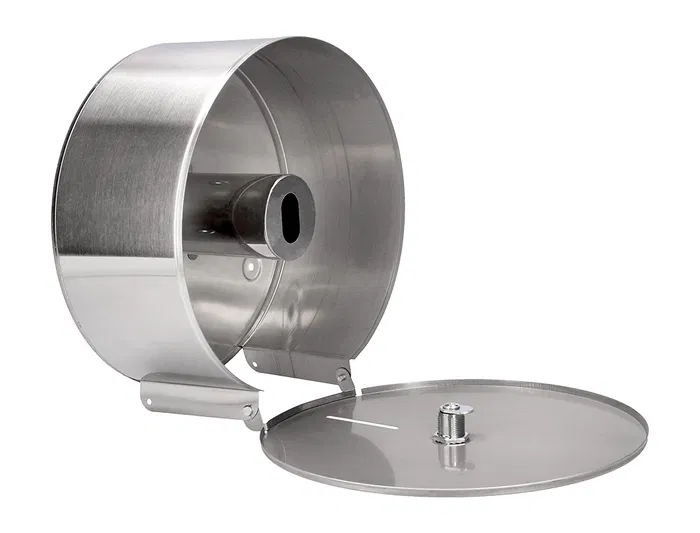 Q-connect Dispensador de Papel Higiénico Jumbo Acero Inoxidable 115x254x265 mm