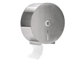 Q-connect Dispensador de Papel Higiénico Jumbo Acero Inoxidable 115x254x265 mm