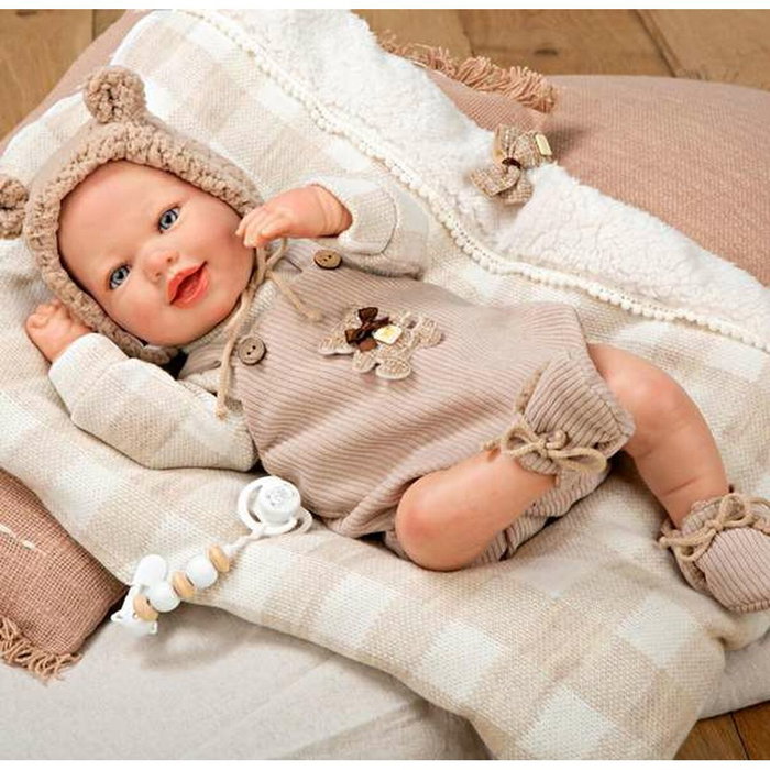 Muñecas Arias Muñeco Reborn Ruben con cojín, cuerpo blando 45 cm Muñecas Arias Muñeco Reborn Ruben con cojín, cuerpo blando 45 cm