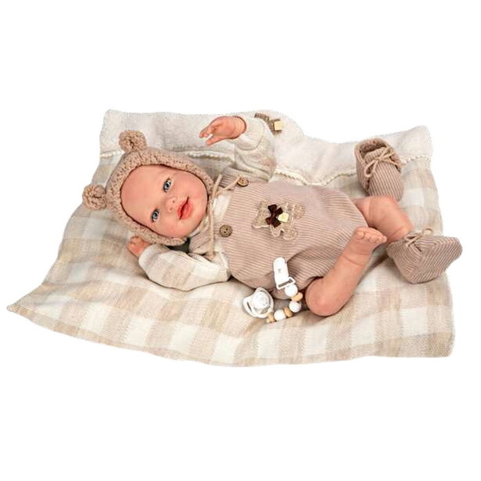 Muñecas Arias Muñeco Reborn Ruben con cojín, cuerpo blando 45 cm Muñecas Arias Muñeco Reborn Ruben con cojín, cuerpo blando 45 cm