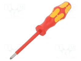 WERA Destornillador aislado Pozidriv® PZ1 con punta de 80 mm