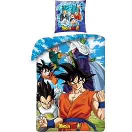 Dragon Ball Z Juego de Cama Microfibra 140 x 200 cm + 1 Funda Almohada 63 x 63 cm AABFA32160