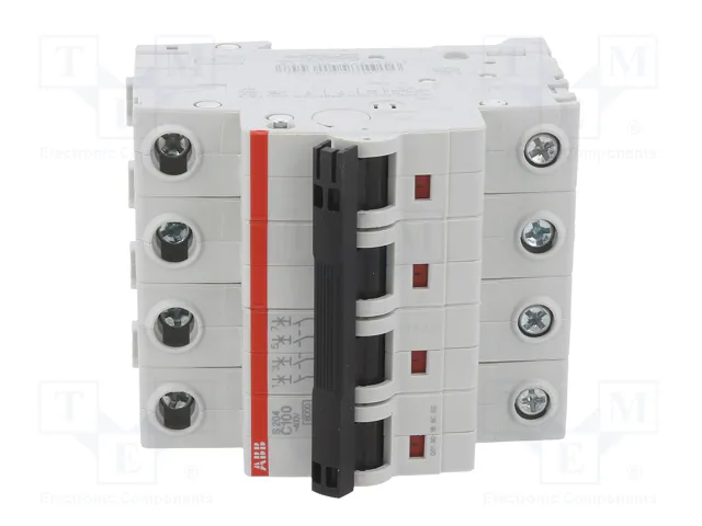 ABB Interruptor magnetotérmico S200 100A 1 polo ABB Interruptor magnetotérmico S200 100A 1 polo