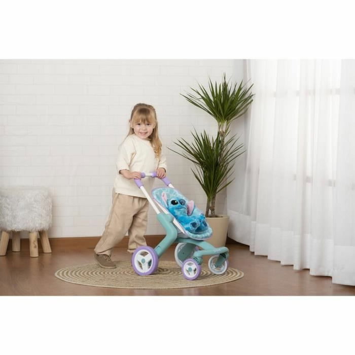 Smoby Cochecito Stitch con Peluche