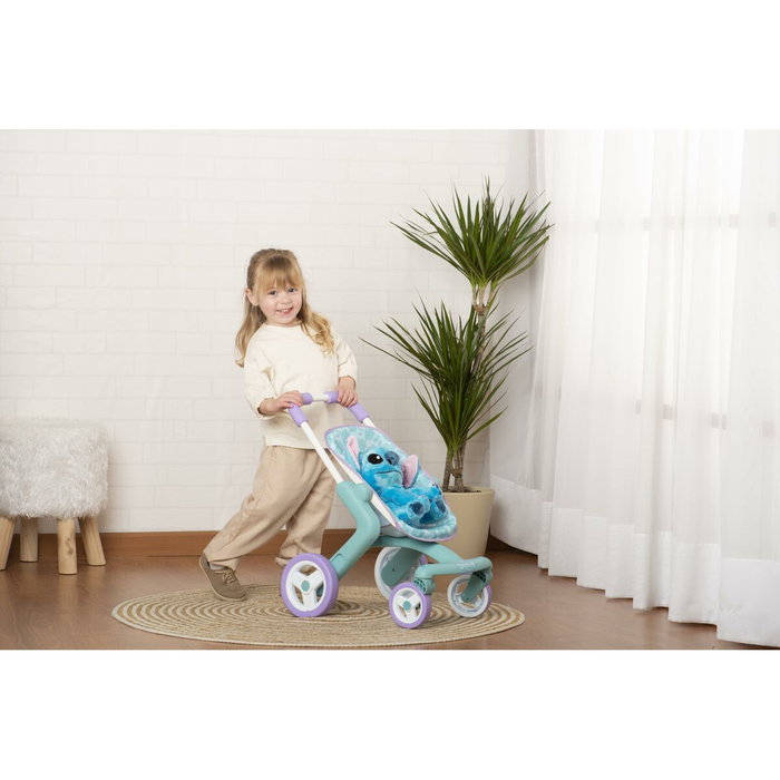 Smoby Cochecito Stitch con Peluche