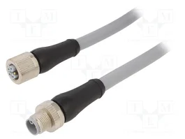 MURRELEKTRONIK Cable para sensores M12 macho recto a M12 hembra recto, 5 pines, 1,5m