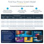 Startech.com Filtro de privacidad dorado Startech para monitor de 23.8 pulgadas 16:9, filtro de confidencialidad de pantalla de 2 sentidos extraíble
