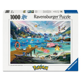RAVENSBURGER Puzzle Vaporeon y el Mar Templado Pokemon Breakout 3 de 1000 piezas