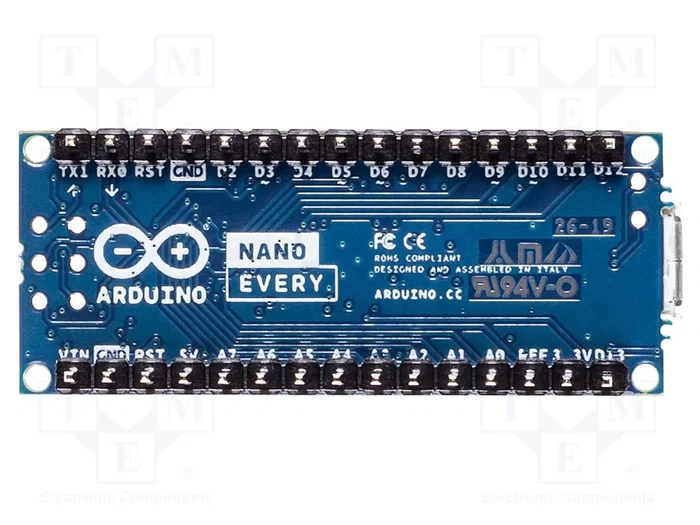 Arduino Nano Every V3.0 con Cabezales