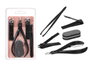 BERILO Set de Manicura y Pedicura de 5 Piezas Negro