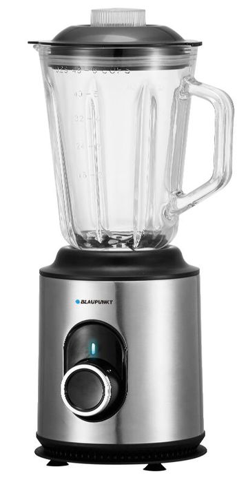 Blaupunkt Batidora de Vaso 1000W, Vaso de Cristal 1500ml, Acero Inoxidable