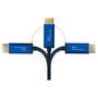 GoodConnections Adaptador SmarFLEX USB-C a DisplayPort 1.2 Azul 1m