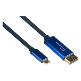 GoodConnections Adaptador SmarFLEX USB-C a DisplayPort 1.2 Azul 1m