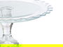 Pasabahce Tartera con Pie de Vidrio Diametro 26 cm, Transparente, Ideal para Hornear y Servir, 12 cm de Alto (Set de 4)