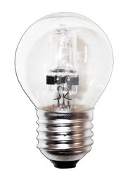 LUZ DLUFINSTO LAMP.HALOG.ESFER CLARA ECO30 230V-28W E14 FLE3T020