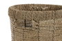 DKD Home Decor Set de 3 Maceteros de Fibra y Metal Marrón 36x36x29 cm