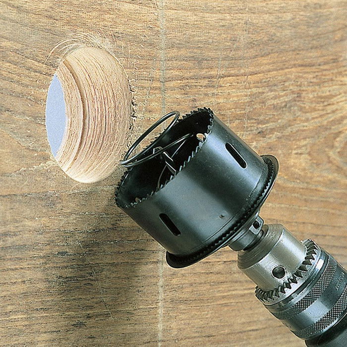 Wolfcraft 2158000 Sierra de corona con expulsor y avellanador de borde ø68 mm para cajas en madera y yeso Wolfcraft 2158000 Sierra de corona con expulsor y avellanador de borde ø68 mm para cajas en madera y yeso