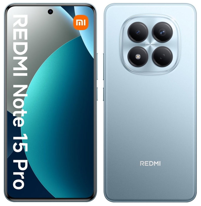 Xiaomi Redmi Note 15 Pro 8GB RAM 256GB 6.77 pulg Azul Glaciar