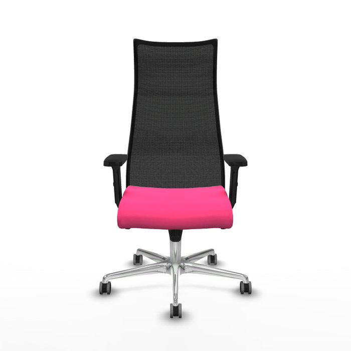 PIQUERAS Y CRESPO Sillón Albacete con Mecanismo Sincro Rosa y Negro PIQUERAS Y CRESPO Sillón Albacete con Mecanismo Sincro Rosa y Negro
