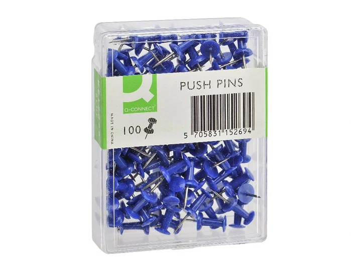 Q-connect Señalizador de planos azul caja de 100 unidades Q-connect Señalizador de planos azul caja de 100 unidades