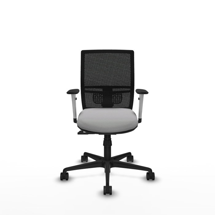 PIQUERAS Y CRESPO Silla de oficina Yunquera Gris claro con mecanismo Sincro PIQUERAS Y CRESPO Silla de oficina Yunquera Gris claro con mecanismo Sincro
