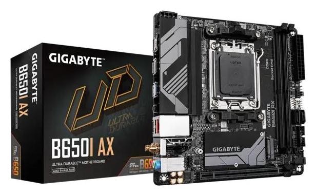 Gigabyte B650I AX Mini ITX AM5 DDR5 Gigabyte B650I AX Mini ITX AM5 DDR5