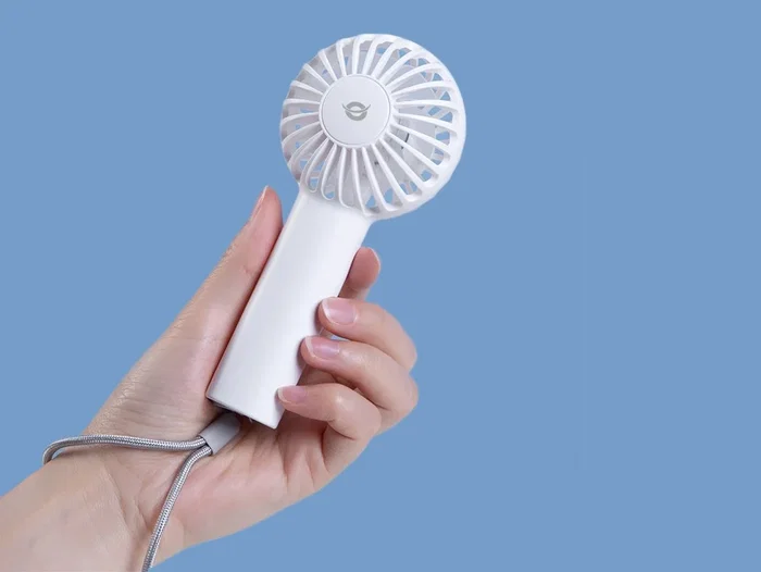 Conceptronic AERIVA01W Miniventilador portátil blanco con 3 velocidades