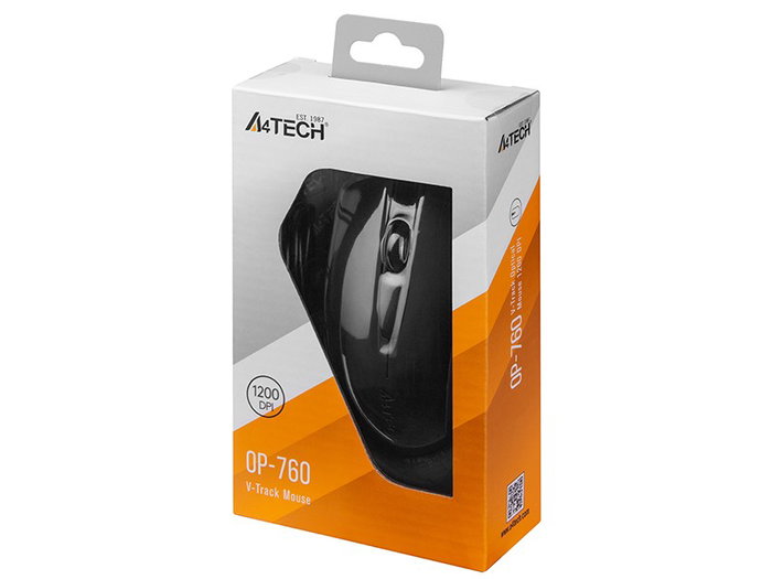 A4-Tech OP-760 Ratón con cable negro A4-Tech OP-760 Ratón con cable negro