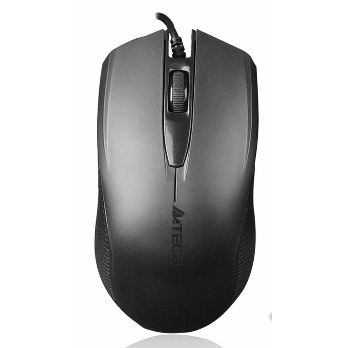 A4-Tech OP-760 Ratón Ergonómico Negro