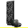 Deepcool Spartacus 360 LCD Kit de Refrigeración Líquida AIO para CPU, Radiador de 360mm (3x Ventiladores de 120mm), Pantalla TFT 3.4", Negro