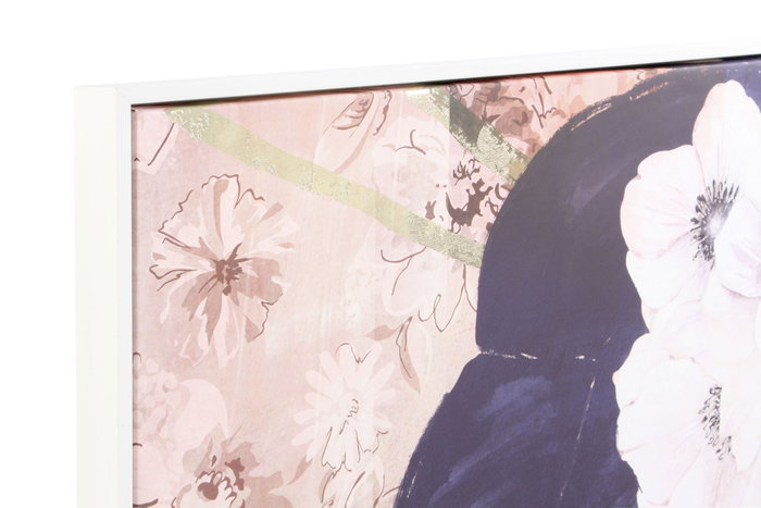 DKD Home Decor Cuadro Geisha de Lienzo y PS, Pack de 2 unidades