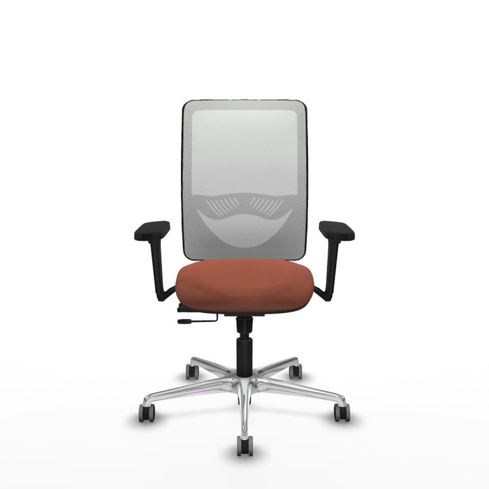 PIQUERAS Y CRESPO Silla de oficina Zulema con mecanismo Sincro/Traslack, Marrón y Blanco PIQUERAS Y CRESPO Silla de oficina Zulema con mecanismo Sincro/Traslack, Marrón y Blanco