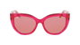 Ferragamo SF1061S-613 Gafas de sol con cristales rosa y montura roja