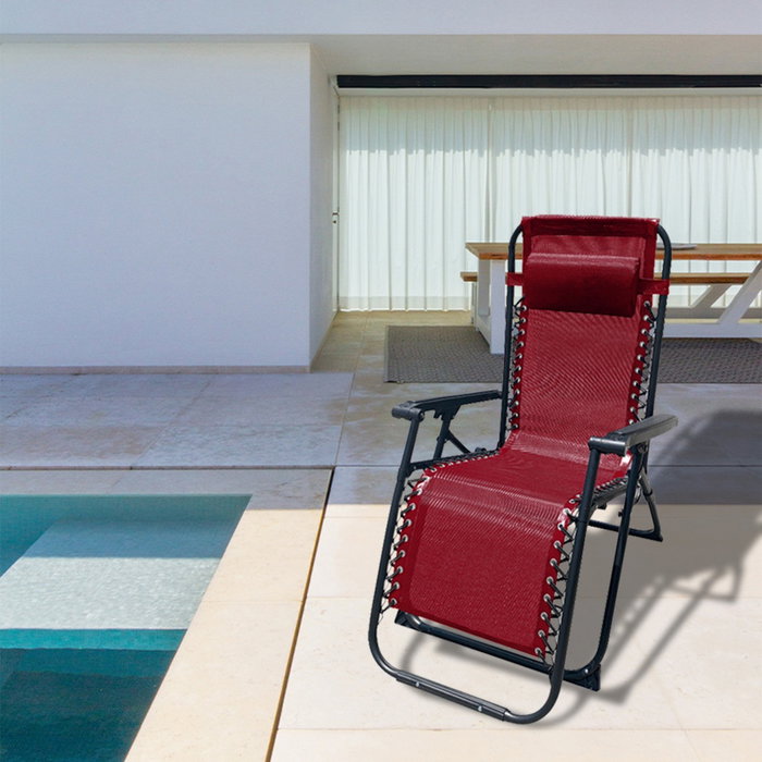 Marbueno Pack de 2 Tumbona Plegable Acero Cojin Jardin y Piscina 90X66X108 MARBUENO SUMMER 10010X2 Marbueno Pack de 2 Tumbona Plegable Acero Cojin Jardin y Piscina 90X66X108 MARBUENO SUMMER 10010X2
