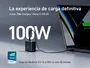 Anker 736 (Nano II) Cargador GaN II de 100W, Cargador de Pared 3 Puertos (2x USB-C, 1x USB-A) Compatible con MacBook, iPhone, iPad, Galaxy