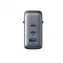 Anker 736 (Nano II) Cargador GaN II de 100W, Cargador de Pared 3 Puertos (2x USB-C, 1x USB-A) Compatible con MacBook, iPhone, iPad, Galaxy
