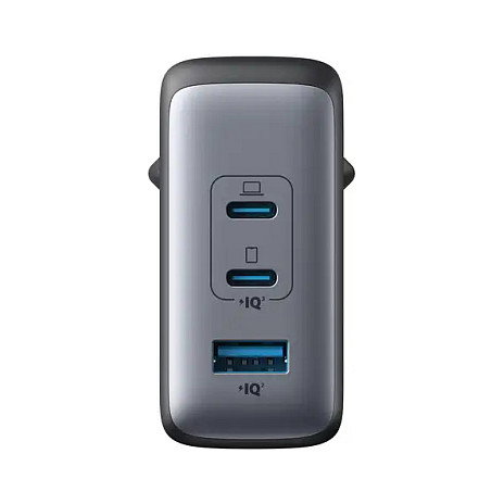 Anker 736 Nano II 100W Cargador de Pared con 2 Puertos USB-C y 1 USB-A, Negro