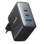 Anker 736 Nano II 100W Cargador de Pared con 2 Puertos USB-C y 1 USB-A, Negro