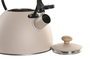 DKD Home Decor Tetera Inox Rubberwood 2,5L Beige