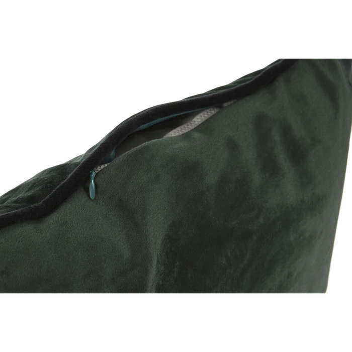 DKD Home Decor Cojín de Terciopelo Verde 50x15x30 cm