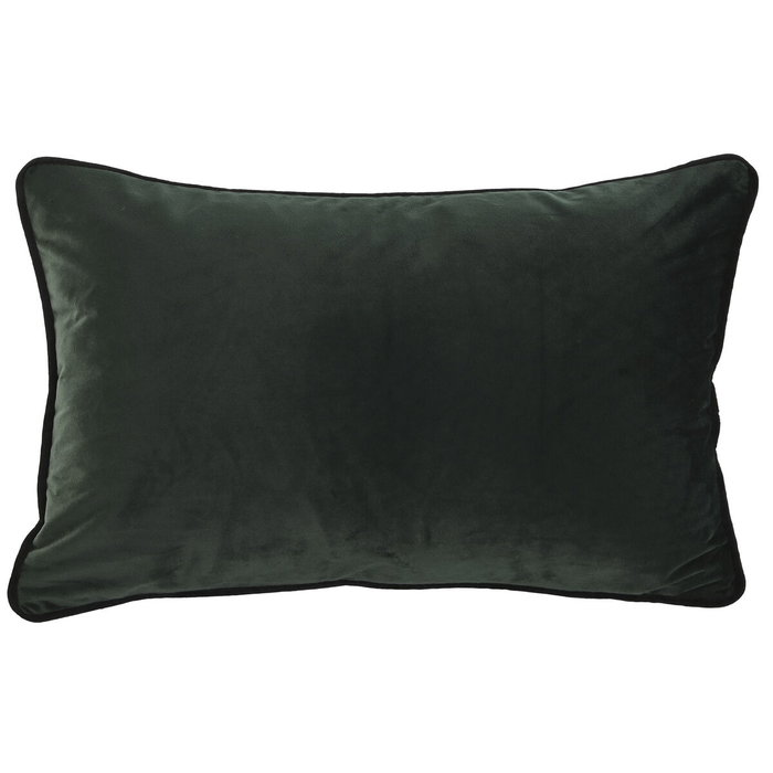 DKD Home Decor Cojín de Terciopelo Verde 50x15x30 cm